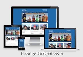 Affordable responsive web site design for small business Creatable Inflatables